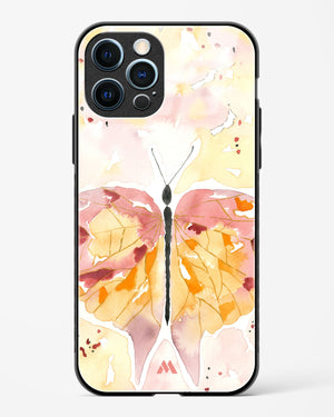 Quirky Butterfly Glass Case Phone Cover-(Apple)