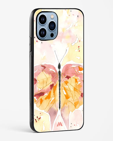 Quirky Butterfly Glass Case Phone Cover (Apple)
