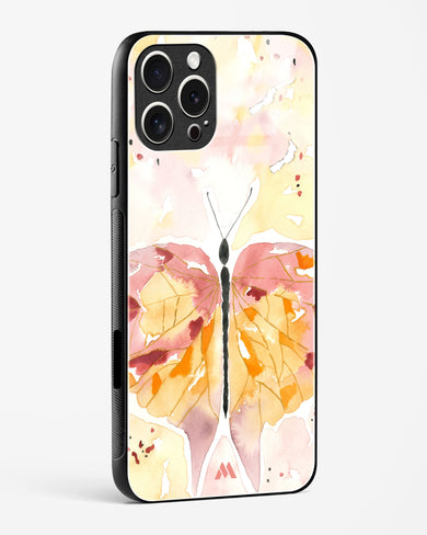 Quirky Butterfly Glass Case Phone Cover (Apple)