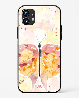 Quirky Butterfly Glass Case Phone Cover (Nothing)