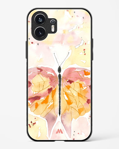 Quirky Butterfly Glass Case Phone Cover (Nothing)