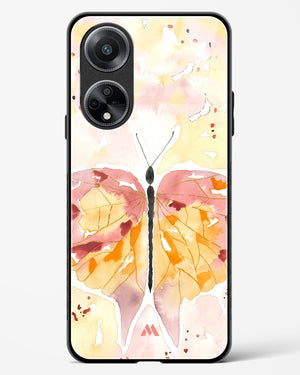 Quirky Butterfly Glass Case Phone Cover (Oppo)