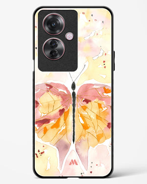 Quirky Butterfly Glass Case Phone Cover (Oppo)