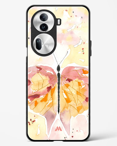 Quirky Butterfly Glass Case Phone Cover (Oppo)