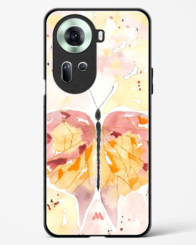 Quirky Butterfly Glass Case Phone Cover (Oppo)