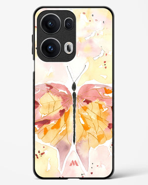 Quirky Butterfly Glass Case Phone Cover (Oppo)