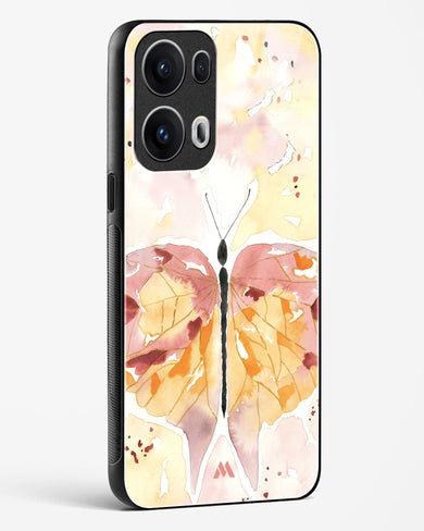 Quirky Butterfly Glass Case Phone Cover (Oppo)