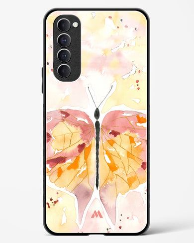 Quirky Butterfly Glass Case Phone Cover (Oppo)