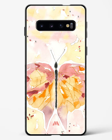 Quirky Butterfly Glass Case Phone Cover-(Samsung)