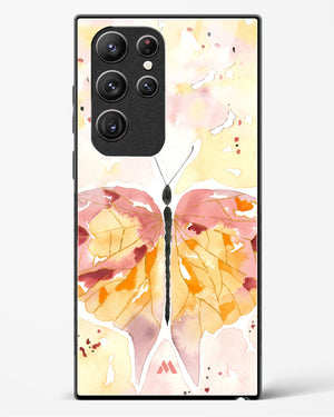 Quirky Butterfly Glass Case Phone Cover (Samsung)
