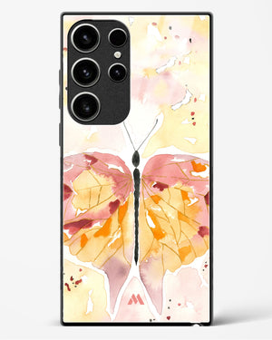 Quirky Butterfly Glass Case Phone Cover (Samsung)