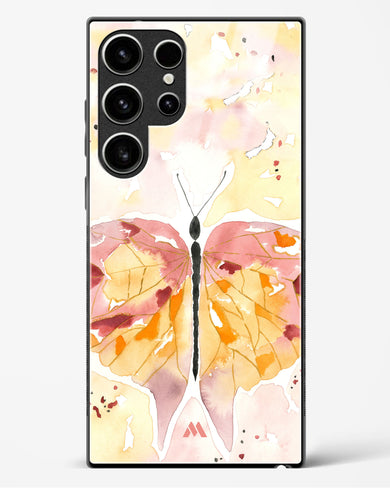 Quirky Butterfly Glass Case Phone Cover (Samsung)