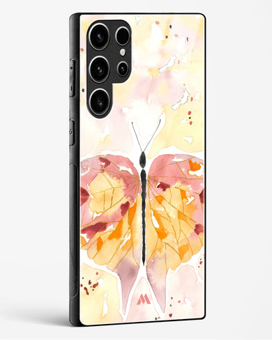 Quirky Butterfly Glass Case Phone Cover (Samsung)