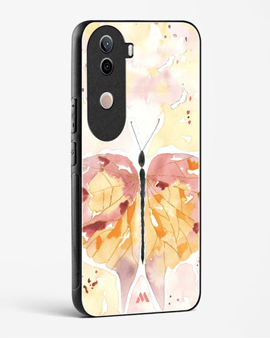 Quirky Butterfly Glass Case Phone Cover (Vivo)