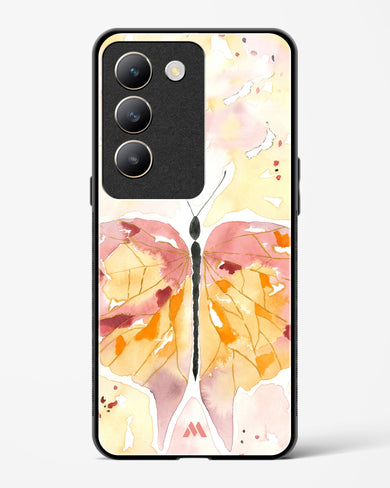 Quirky Butterfly Glass Case Phone Cover (Vivo)