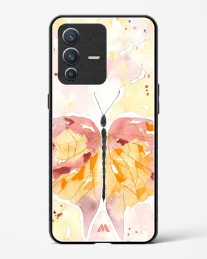 Quirky Butterfly Glass Case Phone Cover (Vivo)