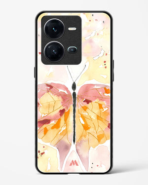 Quirky Butterfly Glass Case Phone Cover (Vivo)