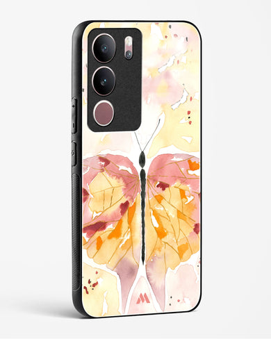 Quirky Butterfly Glass Case Phone Cover (Vivo)