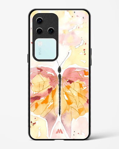 Quirky Butterfly Glass Case Phone Cover (Vivo)