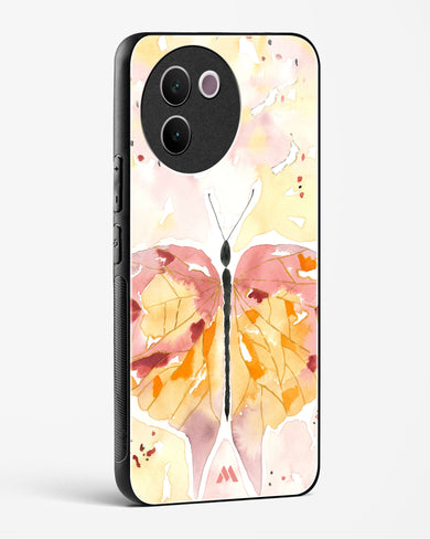 Quirky Butterfly Glass Case Phone Cover (Vivo)