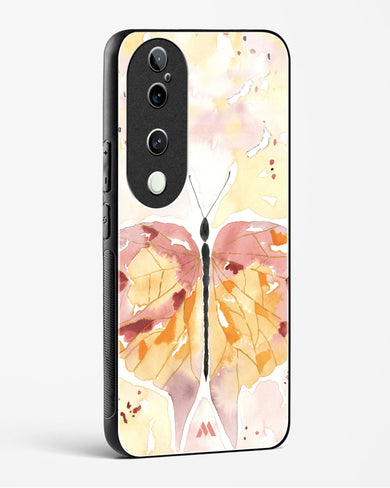 Quirky Butterfly Glass Case Phone Cover (Vivo)