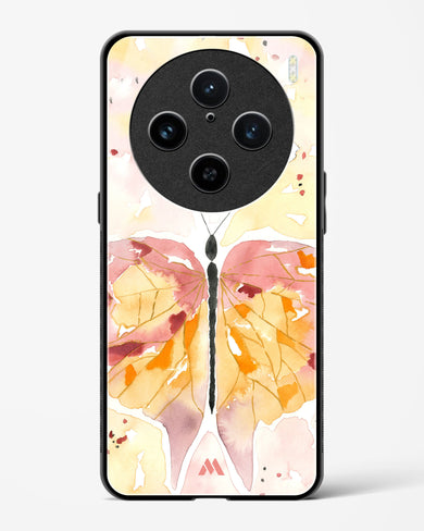 Quirky Butterfly Glass Case Phone Cover (Vivo)