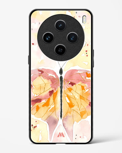 Quirky Butterfly Glass Case Phone Cover (Vivo)