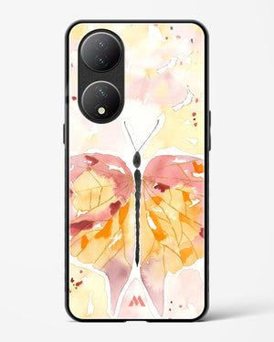 Quirky Butterfly Glass Case Phone Cover (Vivo)