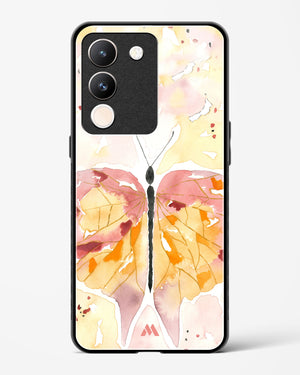 Quirky Butterfly Glass Case Phone Cover (Vivo)