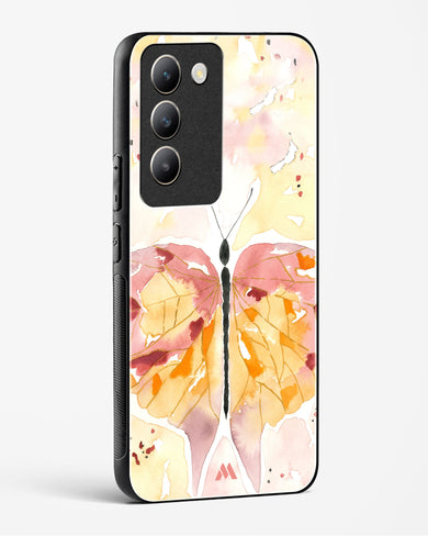 Quirky Butterfly Glass Case Phone Cover (Vivo)