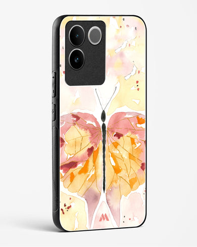 Quirky Butterfly Glass Case Phone Cover (Vivo)