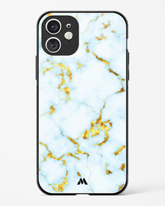 White Gold Marble Glass Case Phone Cover (Apple)