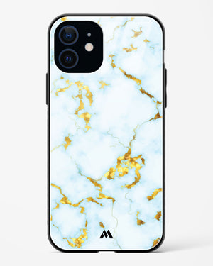 White Gold Marble Glass Case Phone Cover (Apple)