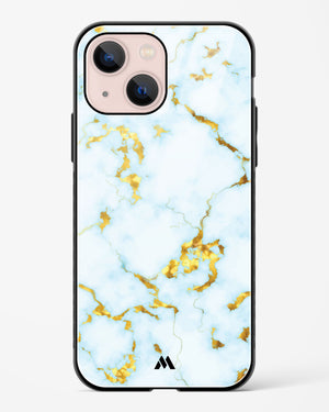 White Gold Marble Glass Case Phone Cover (Apple)