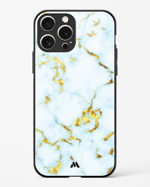 White Gold Marble Glass Case Phone Cover (Apple)