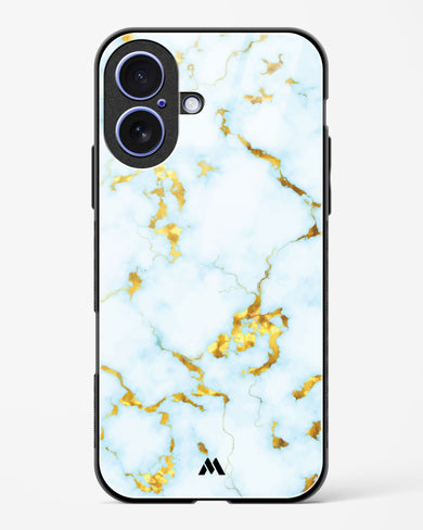 White Gold Marble Glass Case Phone Cover (Apple)