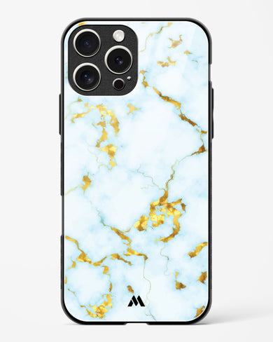 White Gold Marble Glass Case Phone Cover (Apple)