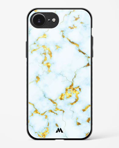 White Gold Marble Glass Case Phone Cover (Apple)