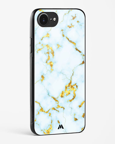 White Gold Marble Glass Case Phone Cover (Apple)