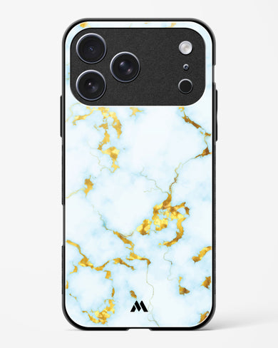 White Gold Marble Glass Case Phone Cover (Apple)