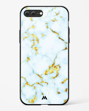White Gold Marble Glass Case Phone Cover (Apple)