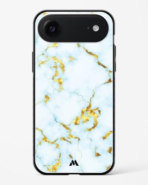 White Gold Marble Glass Case Phone Cover (Apple)