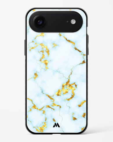 White Gold Marble Glass Case Phone Cover (Apple)