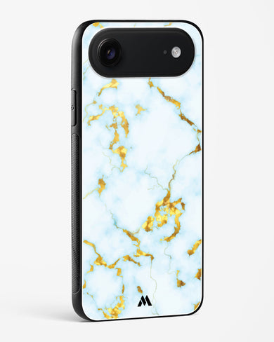 White Gold Marble Glass Case Phone Cover (Apple)