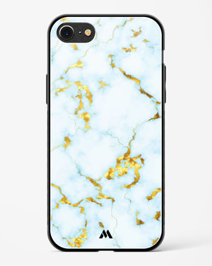 White Gold Marble Glass Case Phone Cover (Apple)