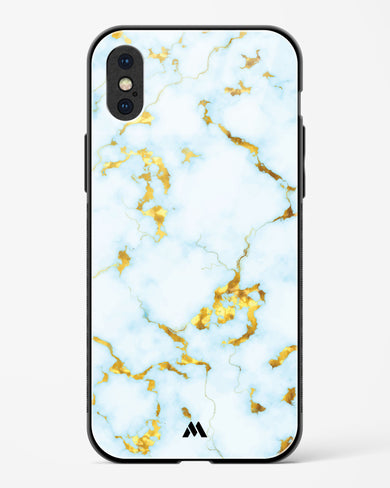 White Gold Marble Glass Case Phone Cover (Apple)