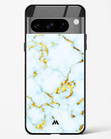 White Gold Marble Glass Case Phone Cover (Google)