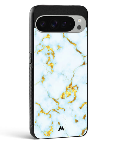 White Gold Marble Glass Case Phone Cover (Google)