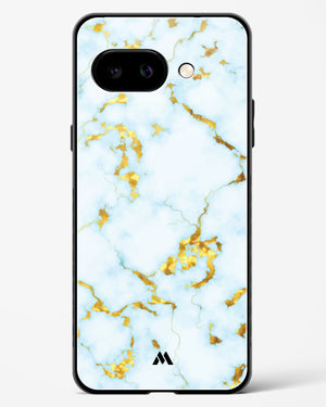 White Gold Marble Glass Case Phone Cover (Google)