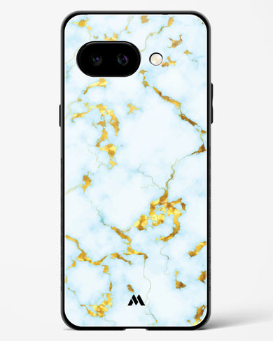 White Gold Marble Glass Case Phone Cover (Google)